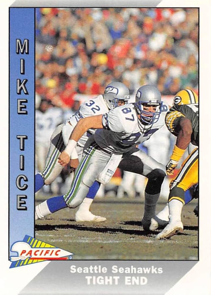 Amazon.com: 1991 Pacific Football #488 Mike Tice RC Rookie